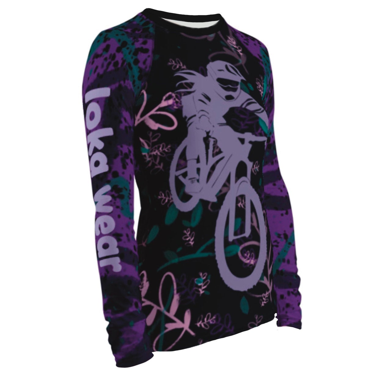 ROARINGRAD ♥ LAYERED PK LONG SLEEVED /追跡付 Loka Wear Womens stylish long sleeve jerseys for mountain